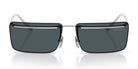PRADA PRC53S-Silver With Blue Lenses