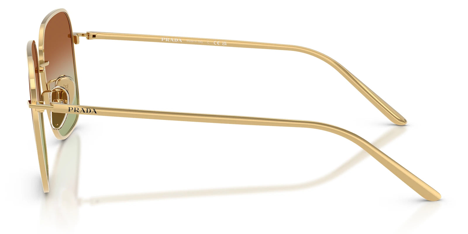 PRADA PRC54S-Light Gold / Gradient Brown