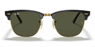 RayBan RB3016-Black With Green Lenses