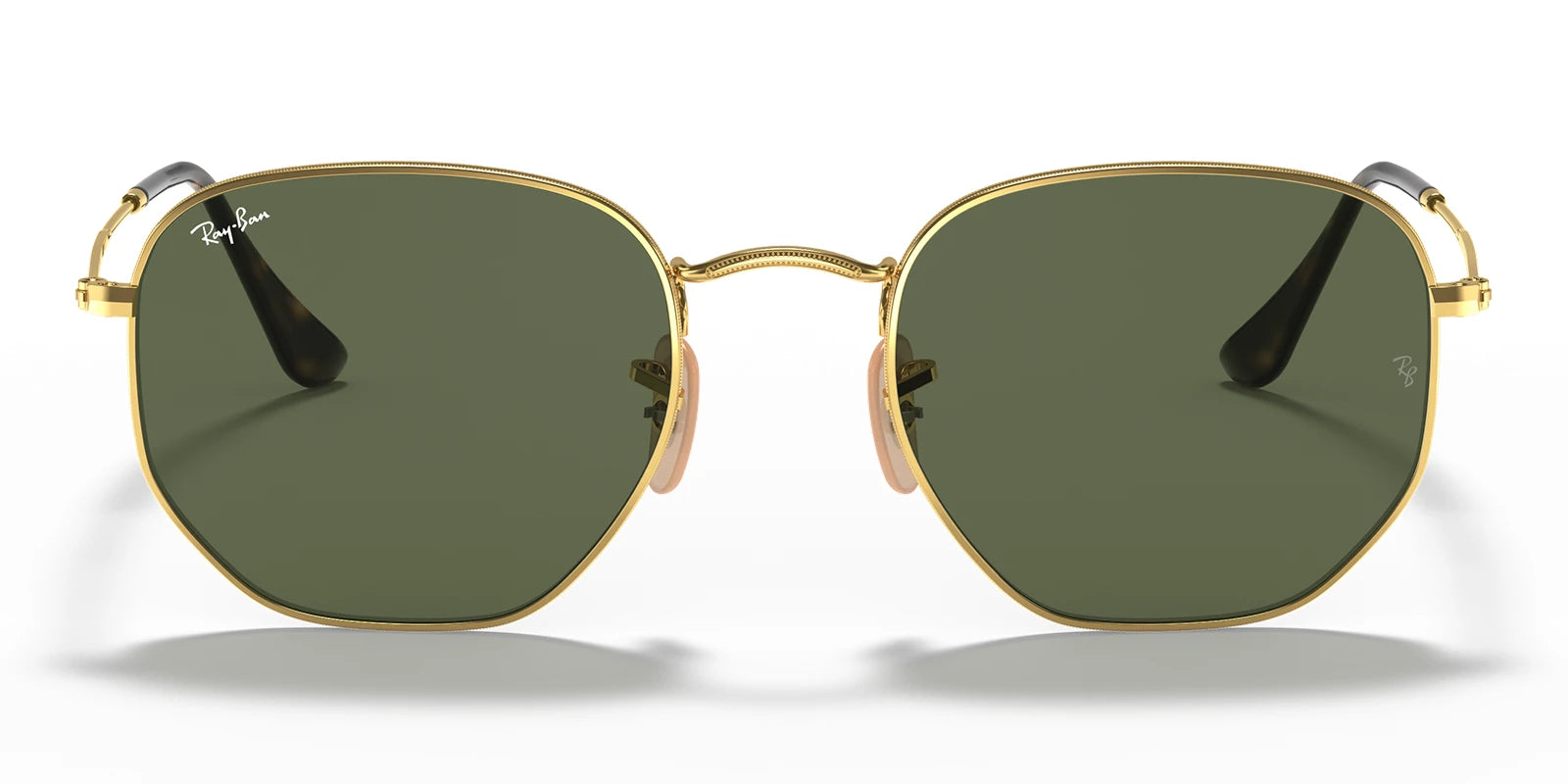 RayBan RB3548-Gold With Green Lenses