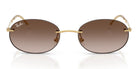 RayBan RB3767- Gold With Brown Lenses