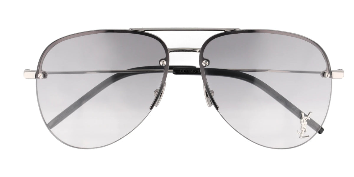 Saint Laurent SL11-Silver / Grey gradient