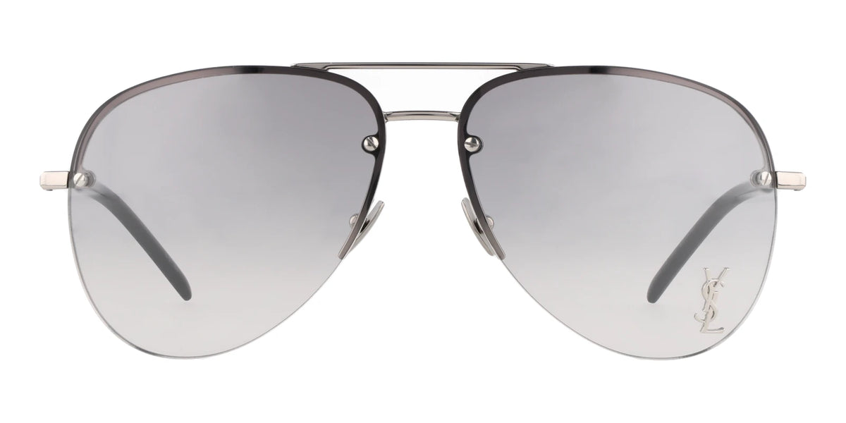 Saint Laurent SL11-Silver / Grey gradient