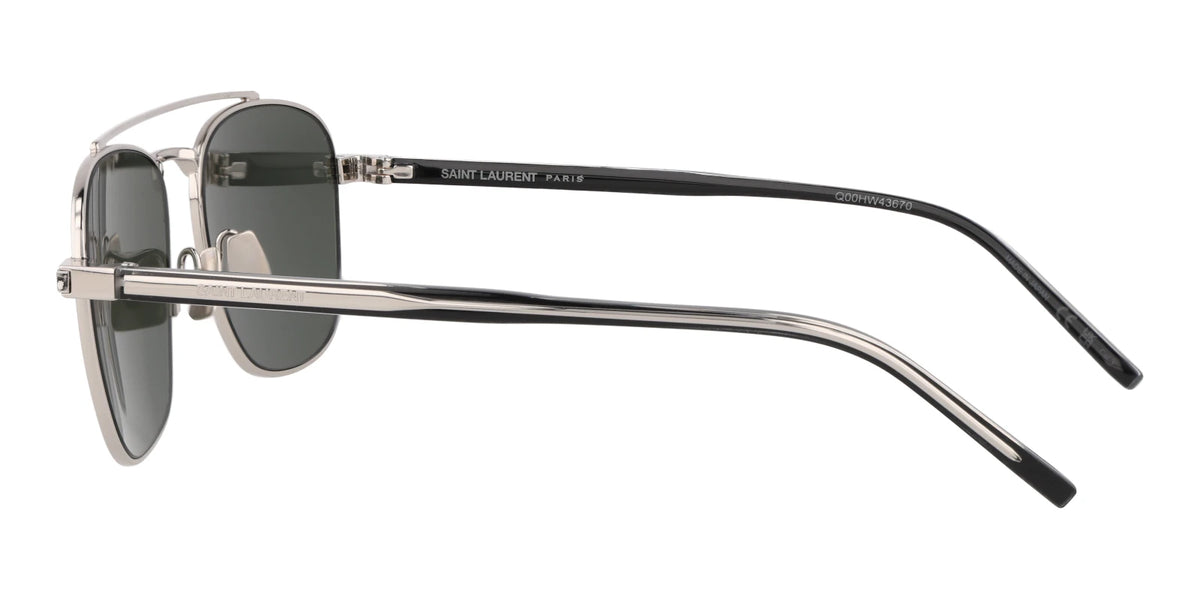 Saint Laurent SL665-Silver With Grey Lenses