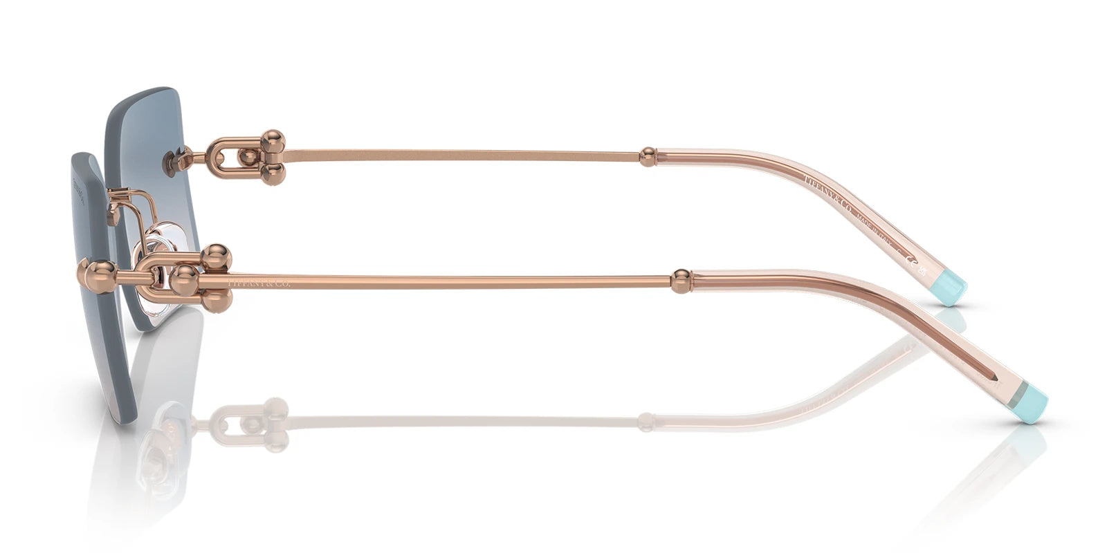 Tiffany TF3088-Rose gold / Blue Gradient
