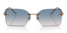 Tiffany TF3088-Rose gold / Blue Gradient