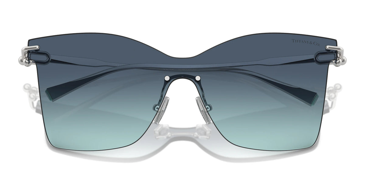Tiffany TF3103-Silver / Blue Gradient Grey
