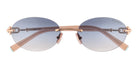 Tiffany TF3104-Rose gold / Blue Gradient 