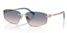 Tiffany TF3114-Gold / Brown Blue Gradient