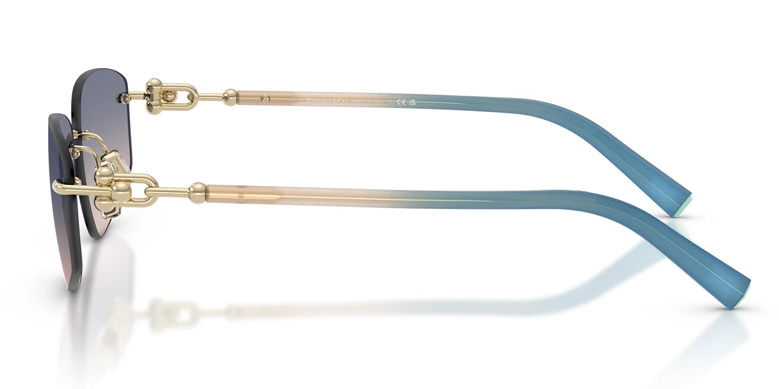 Tiffany TF3114-Gold / Brown Blue Gradient