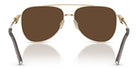 Tiffany TF3116-Gold With Brown Lenses