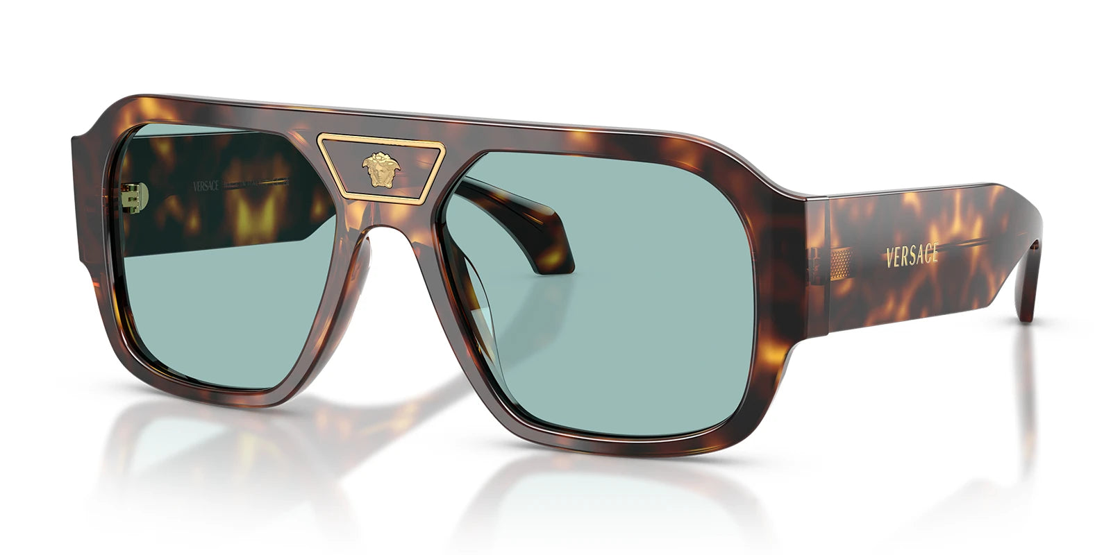 Versace VE4508-Tortoise With Blue Lenses