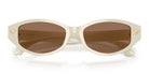 Versace VE4512-White With Brown Lenses