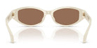 Versace VE4512-White With Brown Lenses