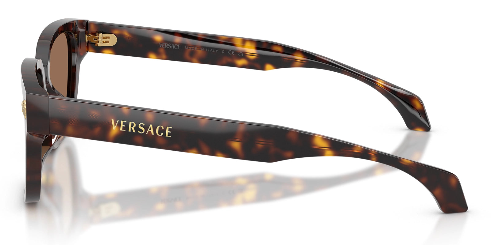 Versace VE4513- Tortoise With Brown Lenses