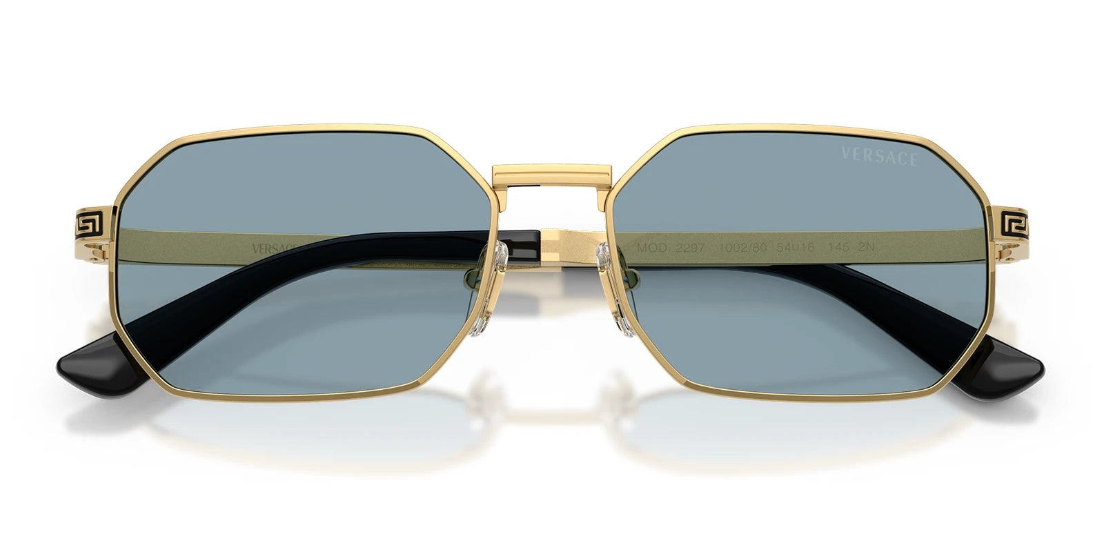 Versace VE2297-Gold With Blue Lenses